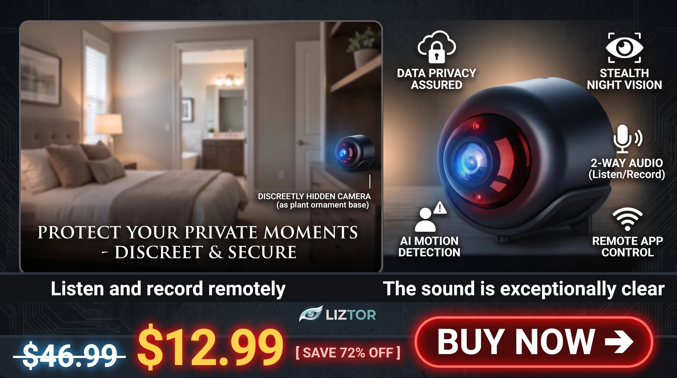 LIZTOR security cameras