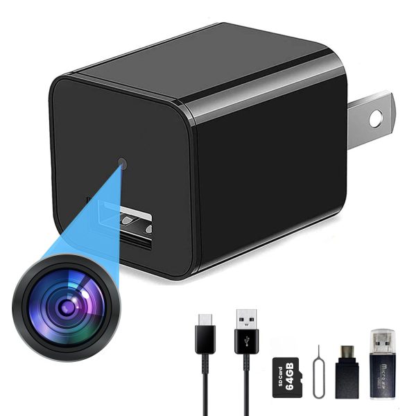 1080P Security Camera USB Charger No WiFi Camera