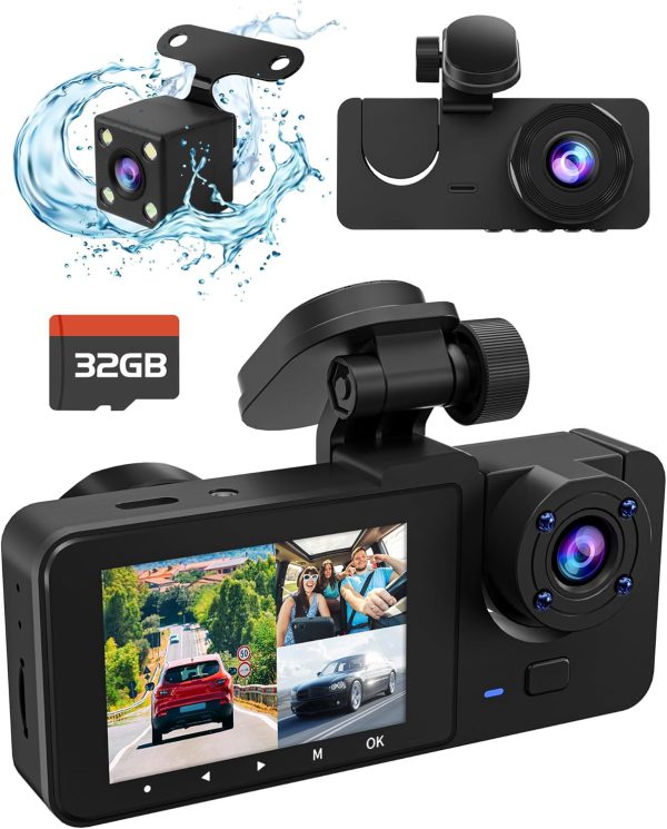 3 Channel 4K Dash Cam