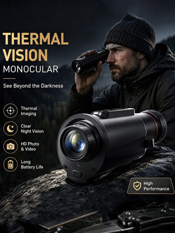 AI15 Thermal Imaging Monocular &ndash; 384&times;288 Resolution, 8000m Range, 10-Hour Battery