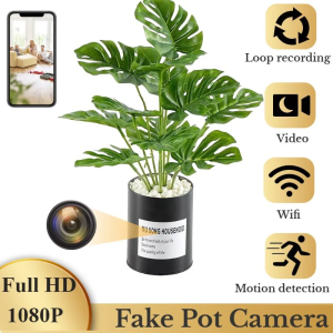Artificial Plant Indoor Security Camera