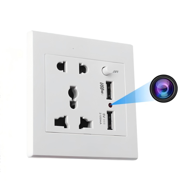 HD 1080P Wall Plug Socket Camera Wifi Home Security Surveillance Video Audio Recording