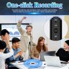 Keychain Voice Recorder | Portable Mini Audio Recorder with Playback Earphone