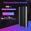 144GB Voice Recorder Magnetic Voice Activated Recorder With timestamp function