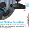 LIZTOR Wireless Small Home Camera with Motion Detection, Wireless APP Real Time View-M2