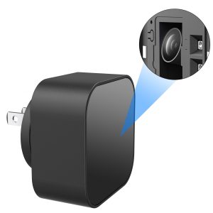 Night Vision Indoor Security Camera AC Adapter Type-C Phone Charging Adjustable Lens Angle Adapter